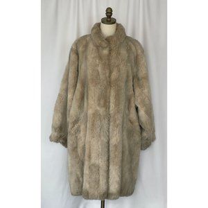 Couture Helene Vintage Faux Fur Coat Women's Sz 16